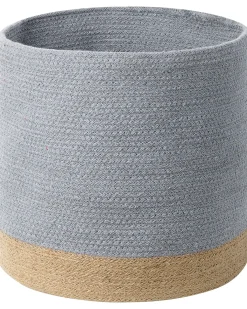 Sæt af 3 kurve BASIMA Bomuld Grå