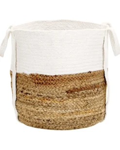 Sæt af 2 kurve BELLPAT Jute Naturlig