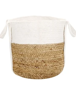 Sæt af 2 kurve BELLPAT Jute Naturlig