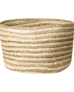 Sæt af 3 kurve KAHU Jute Naturlig