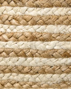 Sæt af 3 kurve KAHU Jute Naturlig