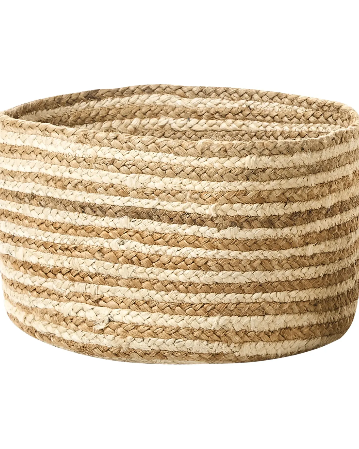 Sæt af 3 kurve KAHU Jute Naturlig