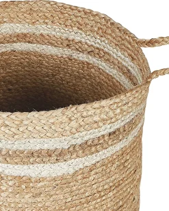 Sæt af 3 kurve ZHOB Jute Naturlig