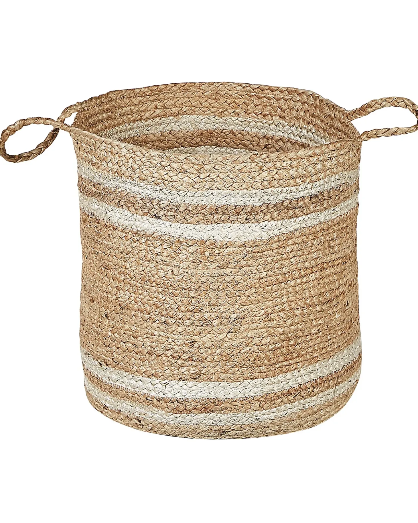 Sæt af 3 kurve ZHOB Jute Naturlig