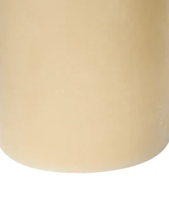 Sæt af 6 LED-stearinlys BRAISE 10/13/15 cm Beige