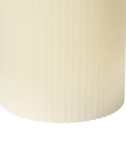 Sæt af 6 LED-stearinlys NOISETTE 10/16 cm Cremehvid