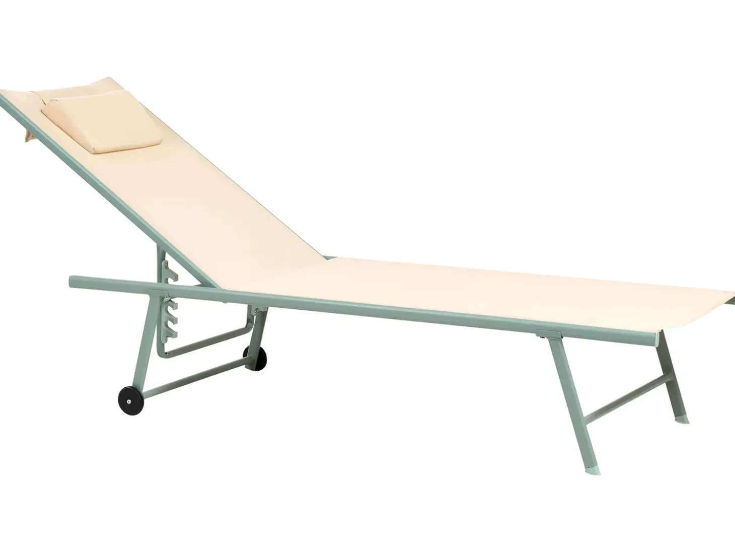 Sæt af 2 liggestole SORONI Metal Beige