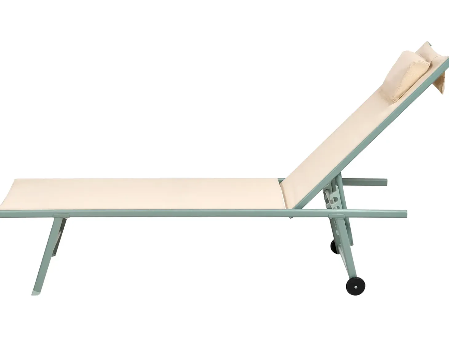 Sæt af 2 liggestole SORONI Metal Beige