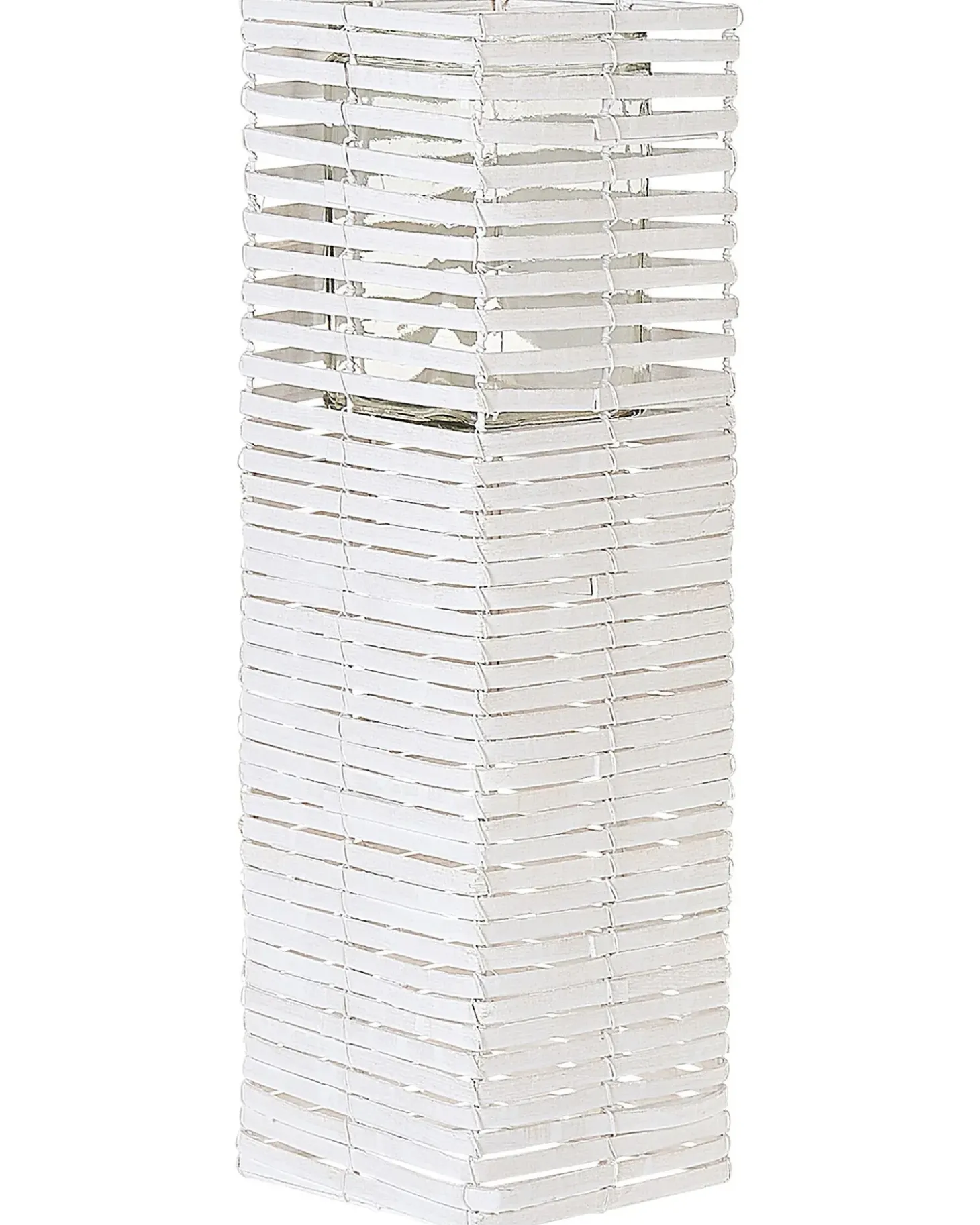 Sæt af 3 lysestager MAROLA Poppeltræ 54/34/20 cm Hvid