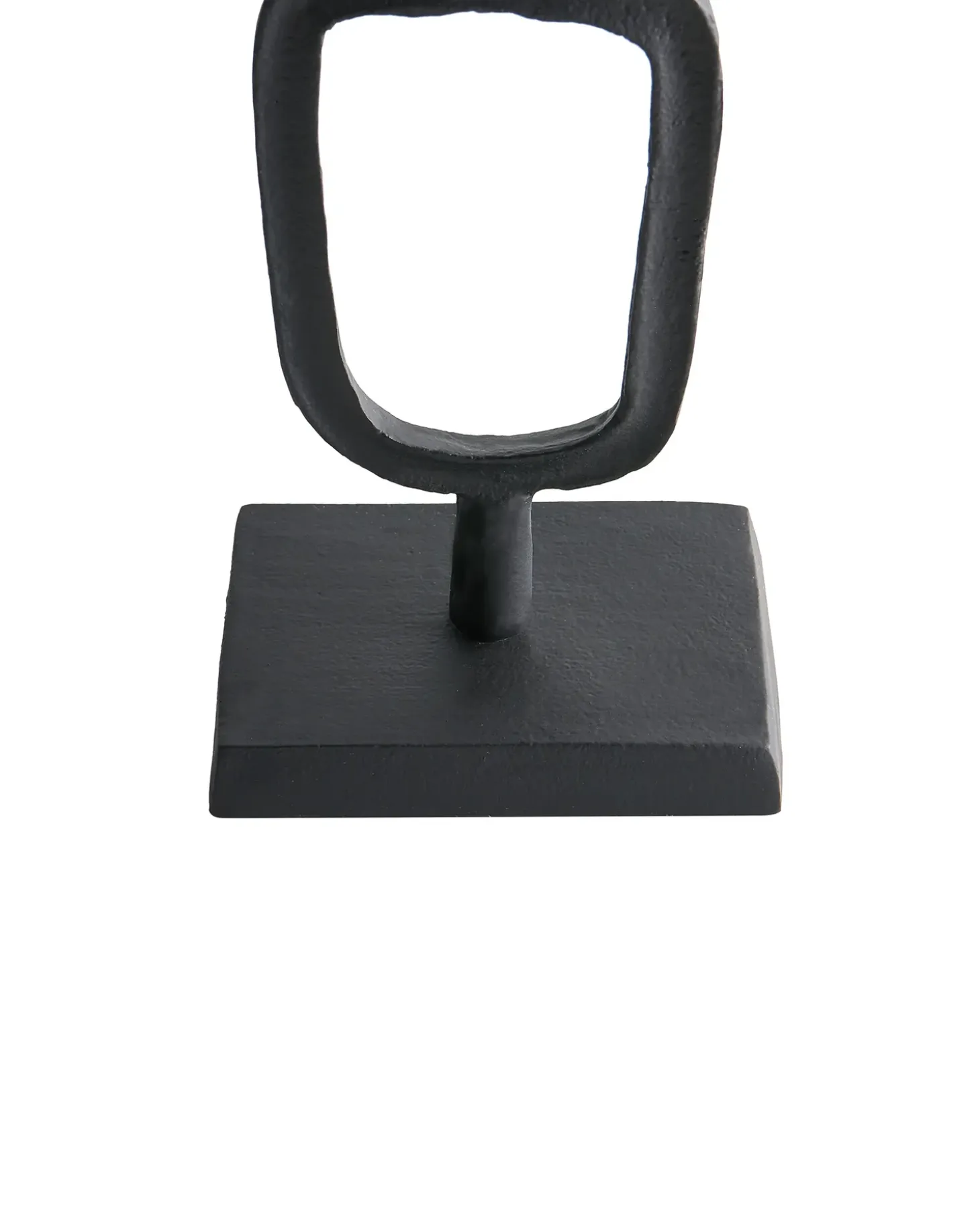 Sæt af 2 lysestager SIPANJE Metal 35/48 cm Sort