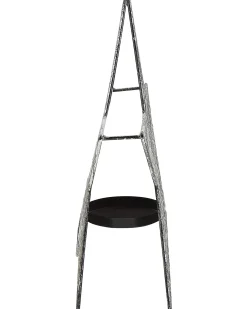 Sæt af 2 lysestager TORNIO Metal 30/26 cm Sølv
