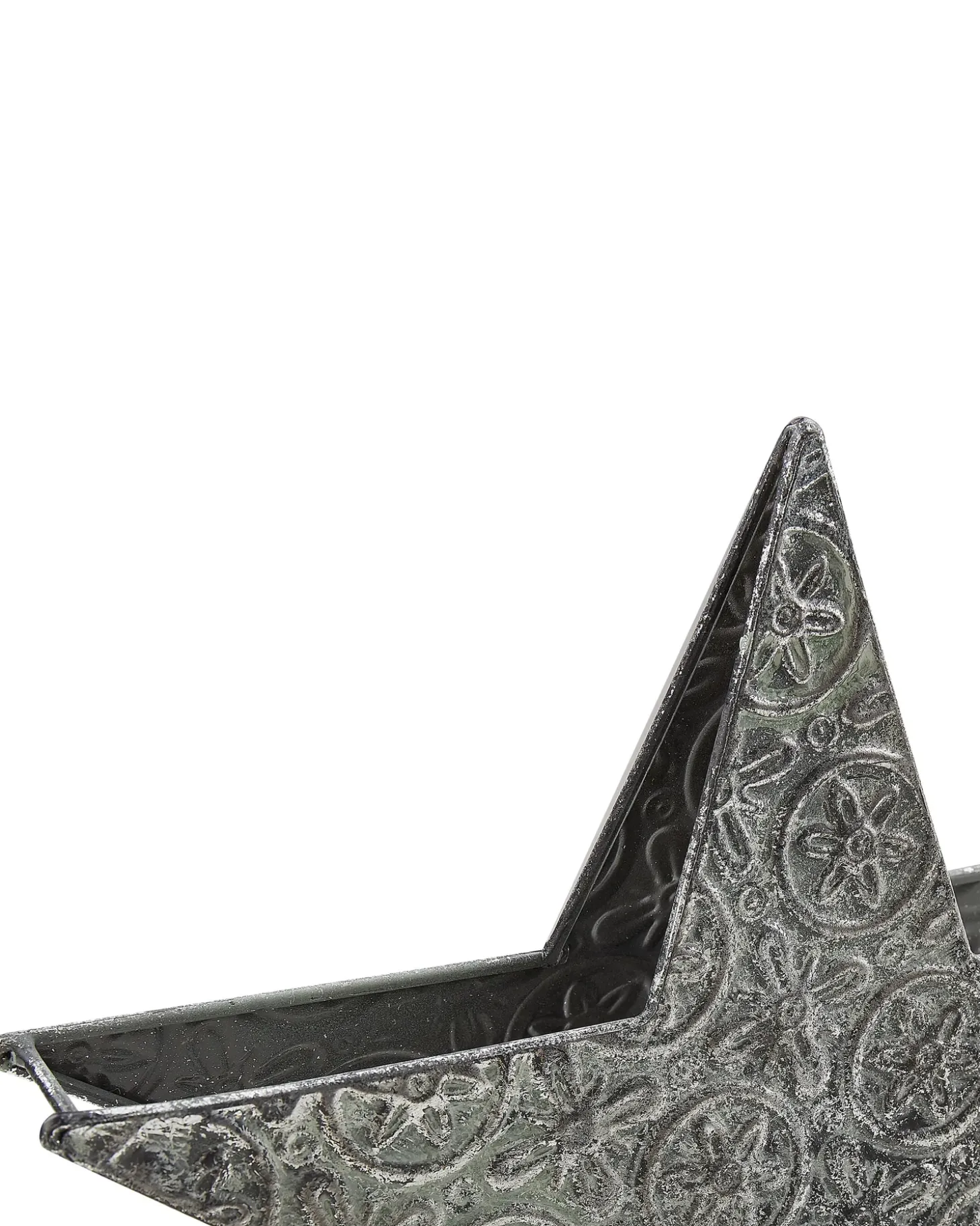 Sæt af 2 lysestager TORNIO Metal 30/26 cm Sølv