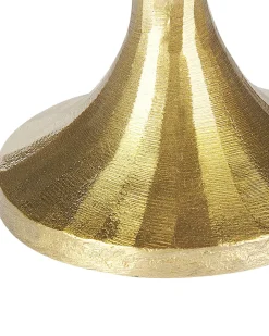 Sæt af 3 lysestager ZIMBABWE Metal 36 cm Guld