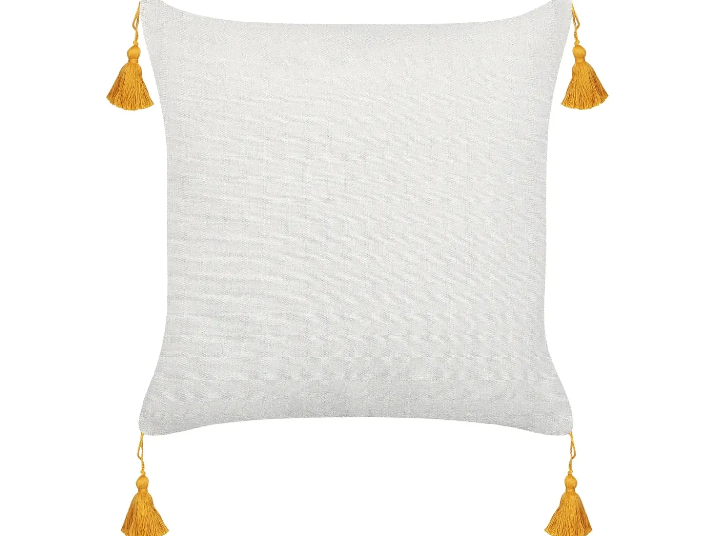 Sæt af 2 pyntepuder ABUTILON 45 x 45 cm Beige Blomstermønster