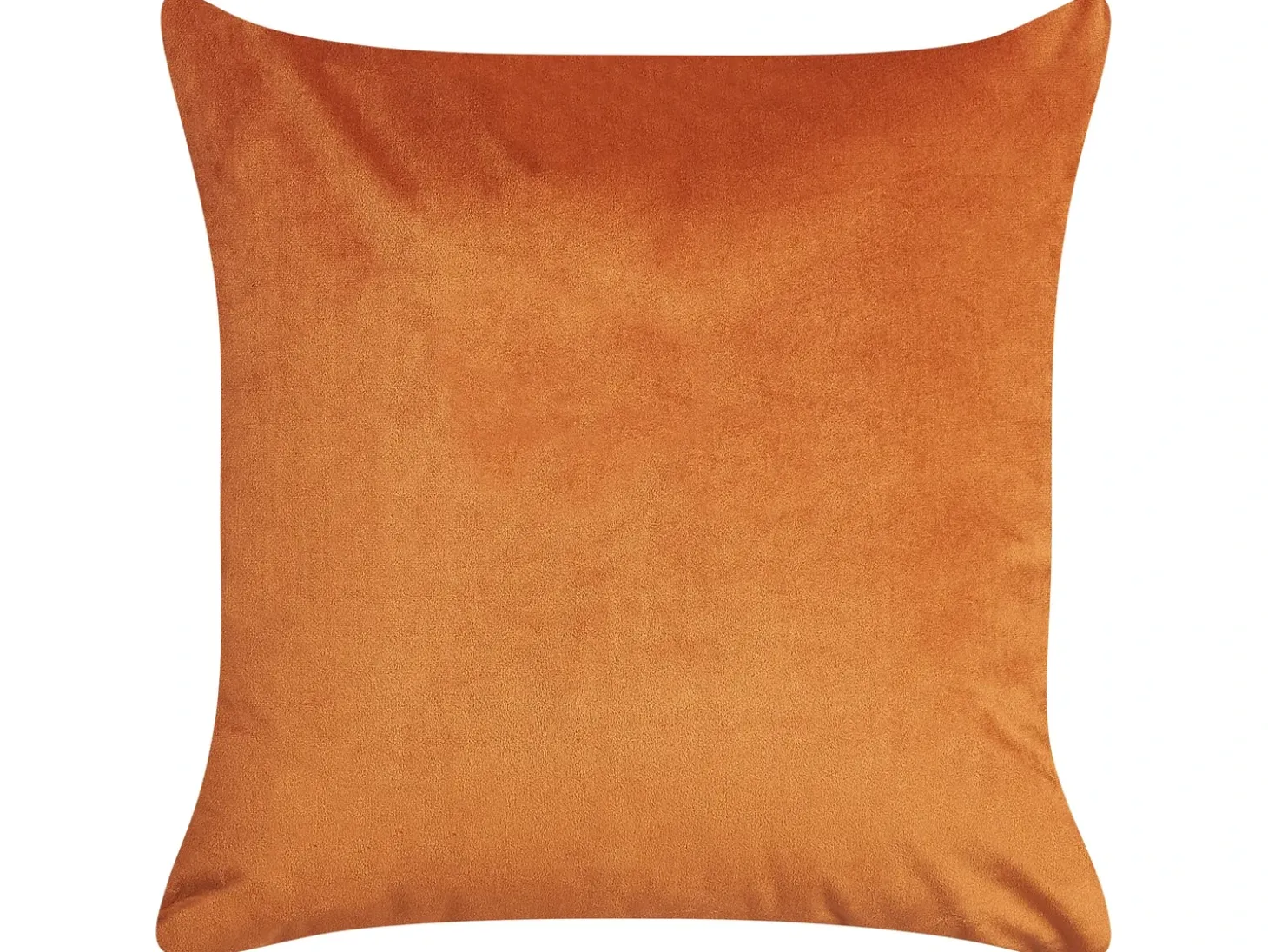 Sæt af 2 pyntepuder AEONIUM Velour 45 x 45 cm Orange Abstraktmønster