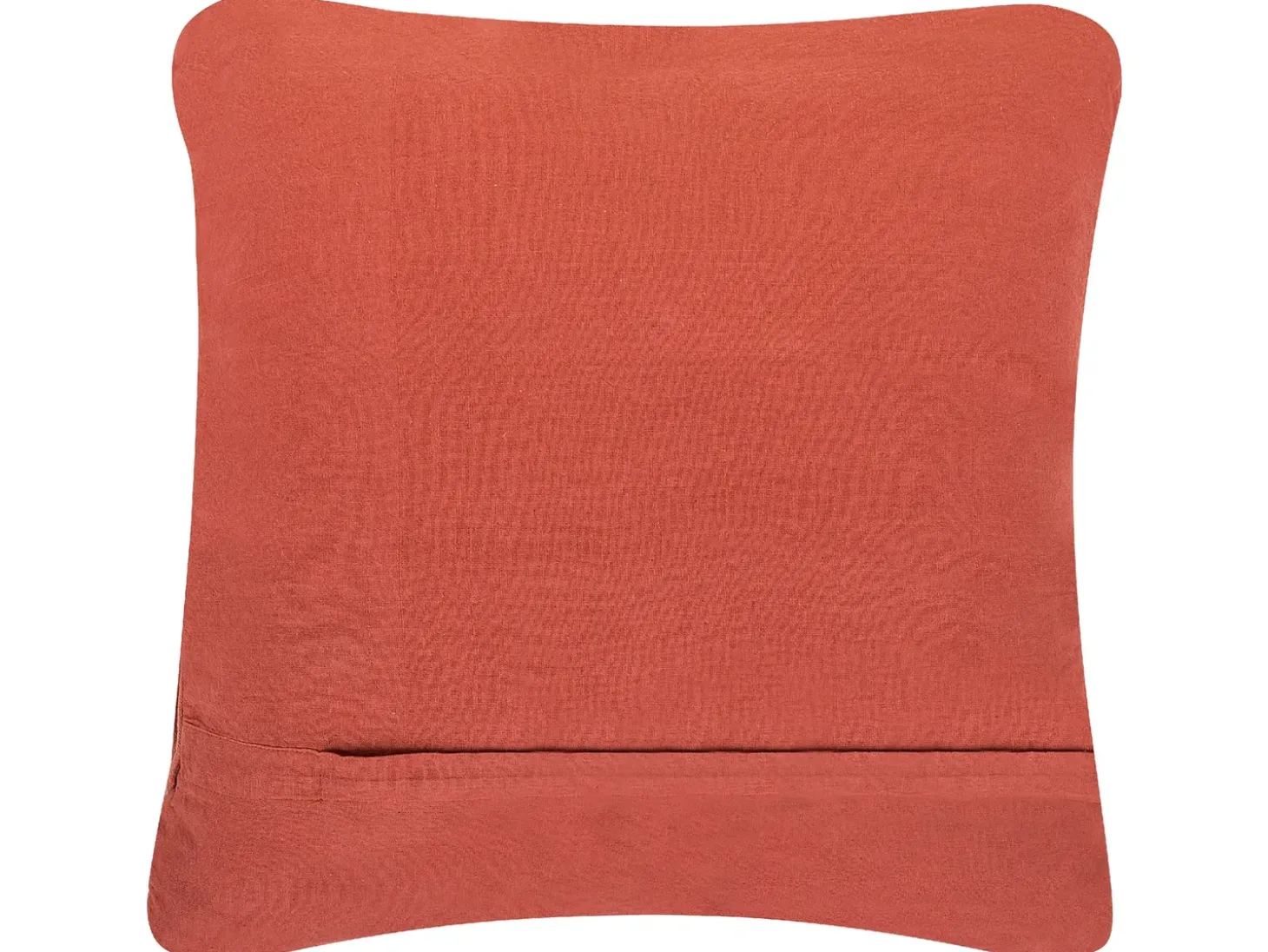Sæt af 2 pyntepuder AKKOY Bomuld 45 x 45 cm Orange Geometrisk mønster