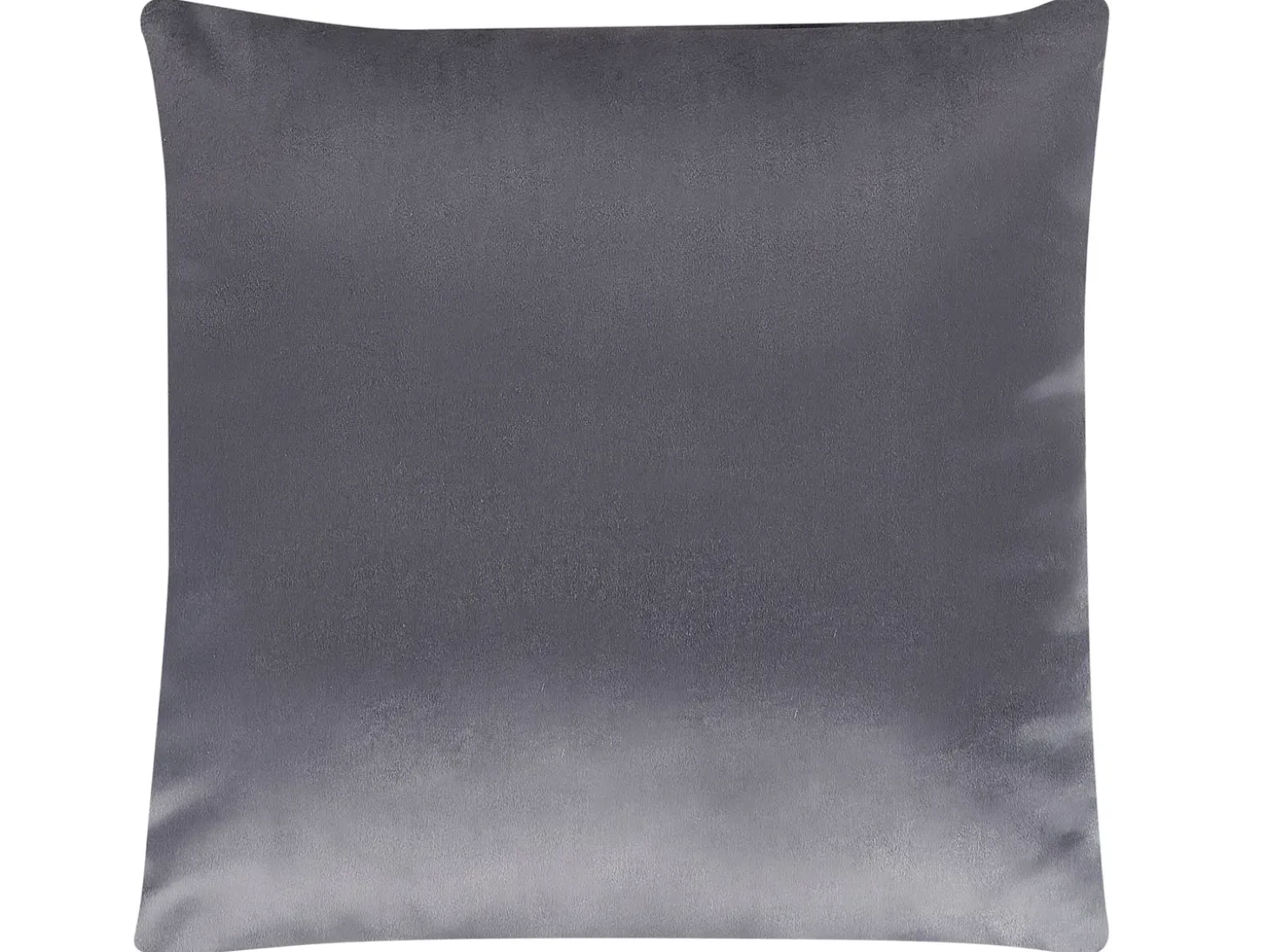 Sæt af 2 pyntepuder ASPIDISTRA Velour 45 x 45 cm Grå Geometrisk mønster