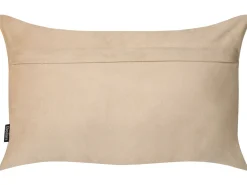 Sæt af 2 pyntepuder BELLE Velour 30 x 50 cm Beige Ensfarvet