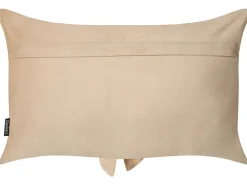 Sæt af 2 pyntepuder BELLE Velour 30 x 50 cm Beige Ensfarvet