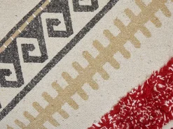 Sæt af 2 pyntepuder BETULA Bomuld 30 x 50 cm Beige Geometrisk mønster