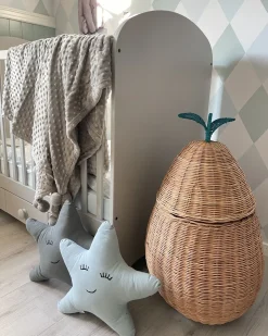 Sæt af 2 pyntepuder BHOPAL Bomuld 40 x 40 cm Grå Stjerne