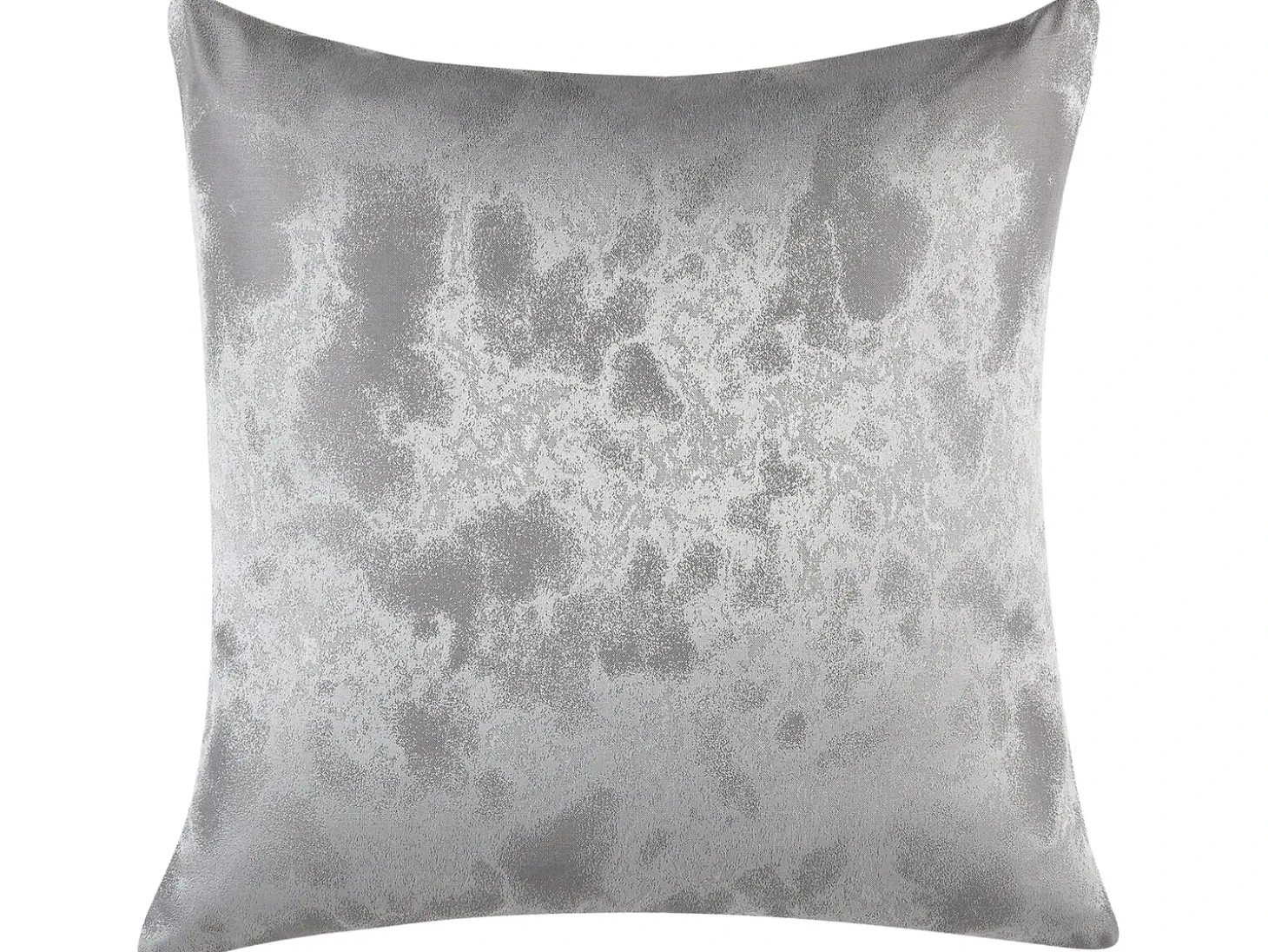 Sæt af 2 pyntepuder CASSIA 45 x 45 cm Grå Geometrisk mønster