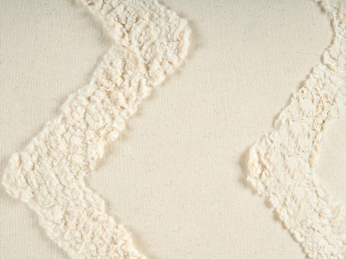 Sæt af 2 pyntepuder CERINTHE Bomuld 40 x 60 cm Lys Beige Chevronmønster