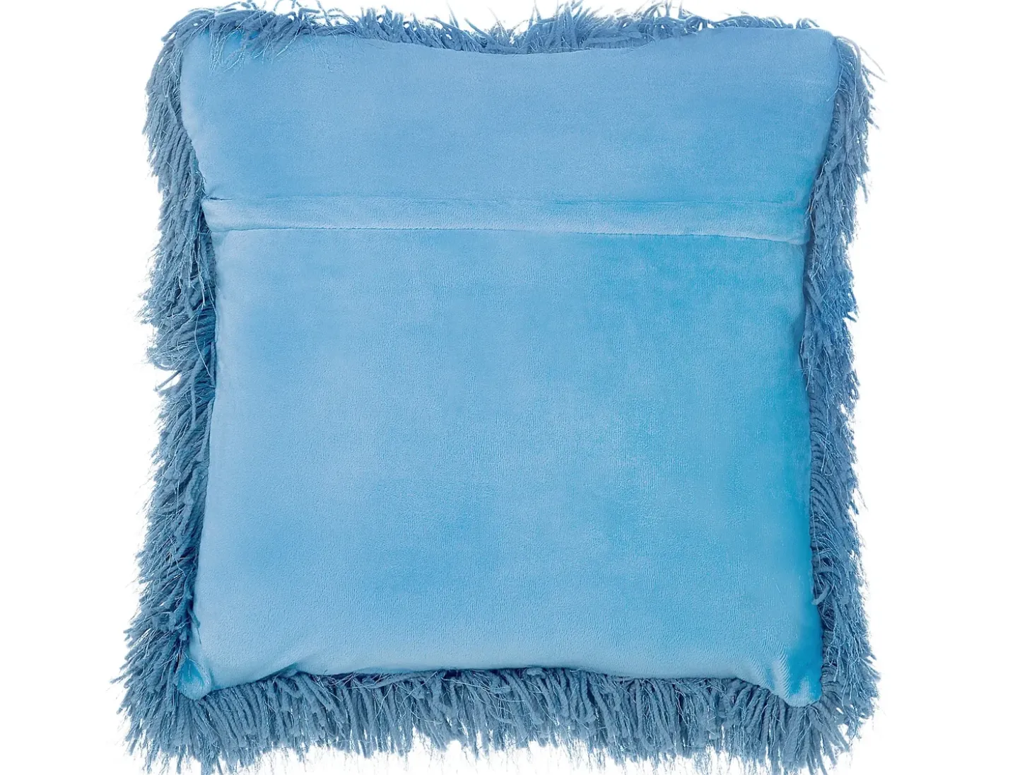 Sæt af 2 pyntepuder CIDE 45 x 45 cm Blå Ensfarvet