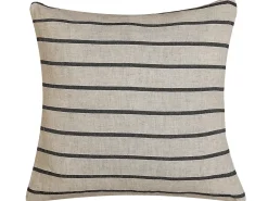 Sæt af 2 pyntepuder CYNARA Bomuld 43 x 43 cm Beige Stribet mønster