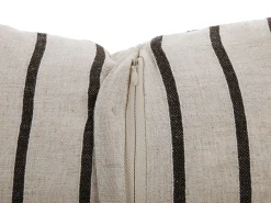 Sæt af 2 pyntepuder CYNARA Bomuld 43 x 43 cm Beige Stribet mønster