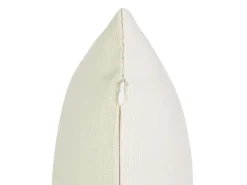 Sæt af 2 pyntepuder DAVALLIA 45 x 45 cm Beige Plante mønster