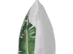 Sæt af 2 pyntepuder DIANELLA 45 x 45 cm Mørkegrøn Plante mønster