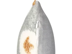 Sæt af 2 pyntepuder EINADIA 45 x 45 cm Grå