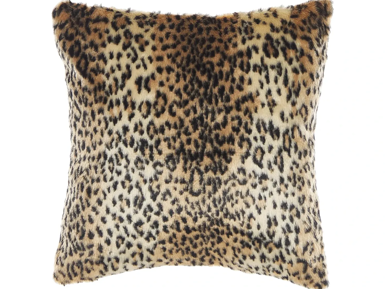 Sæt af 2 pyntepuder FOXTAIL Kunstig pels 45 x 45 cm Brun Dyremønster
