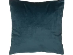 Sæt af 2 pyntepuder FREESIA Velour 45 x 45 cm Blågrøn Plante mønster