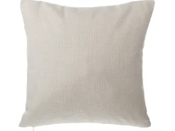 Sæt af 2 pyntepuder GAURA 45 x 45 cm Lys Beige Ensfarvet