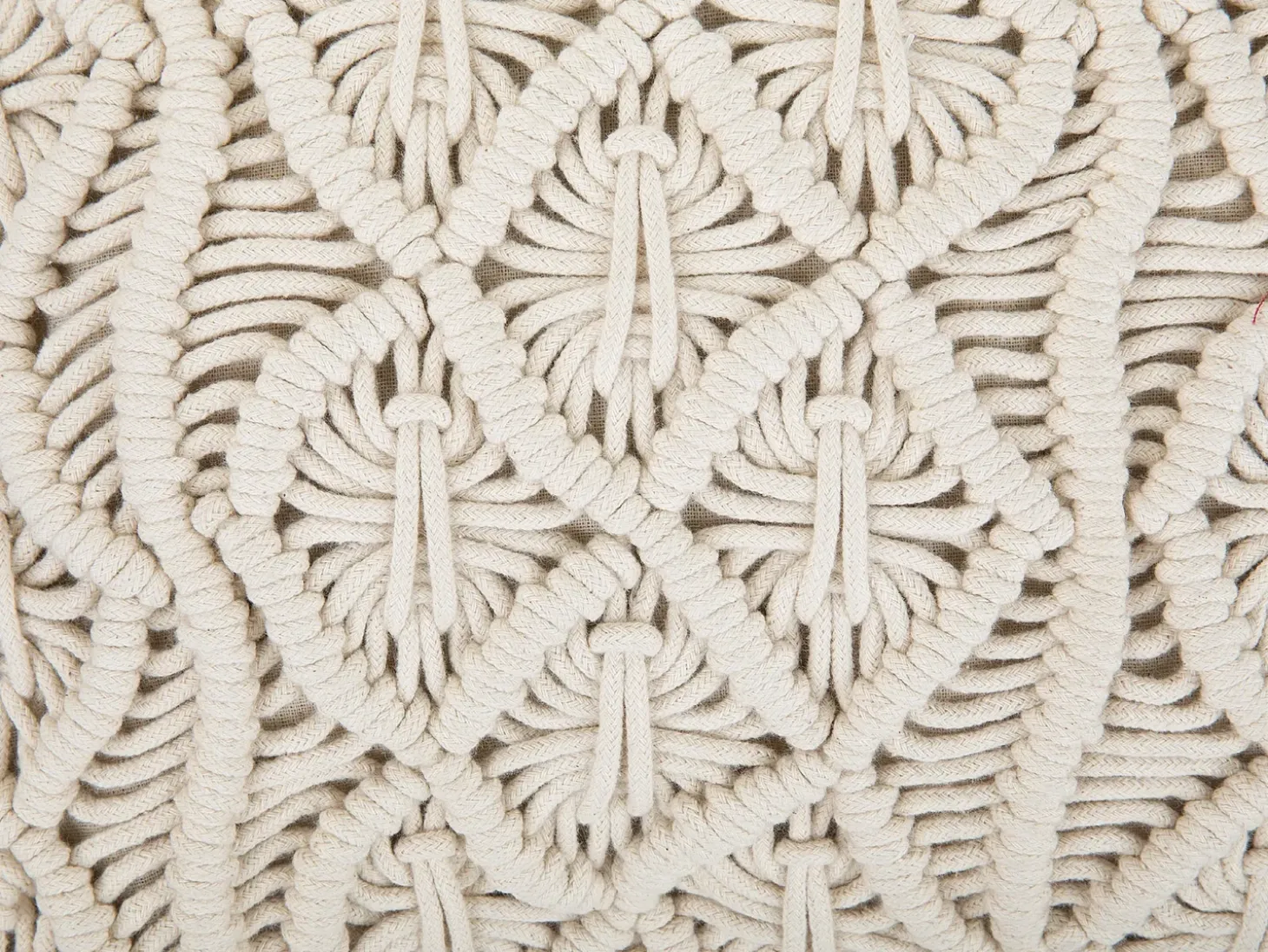 Sæt af 2 pyntepuder GOREME Bomuld 45 x 45 cm Lys Beige Geometrisk mønster