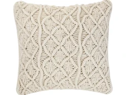 Sæt af 2 pyntepuder GOREME Bomuld 45 x 45 cm Lys Beige Geometrisk mønster
