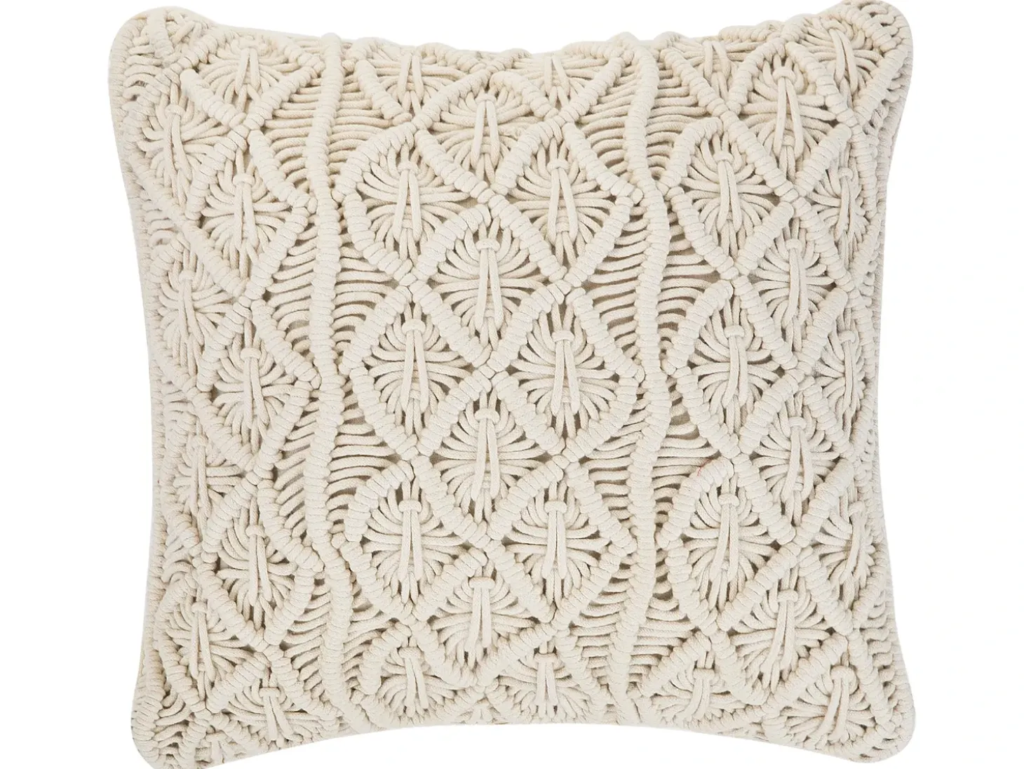 Sæt af 2 pyntepuder GOREME Bomuld 45 x 45 cm Lys Beige Geometrisk mønster