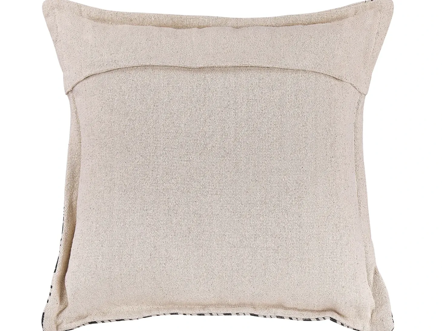 Sæt af 2 pyntepuder HENTEPE Bomuld 45 x 45 cm Sort Geometrisk mønster