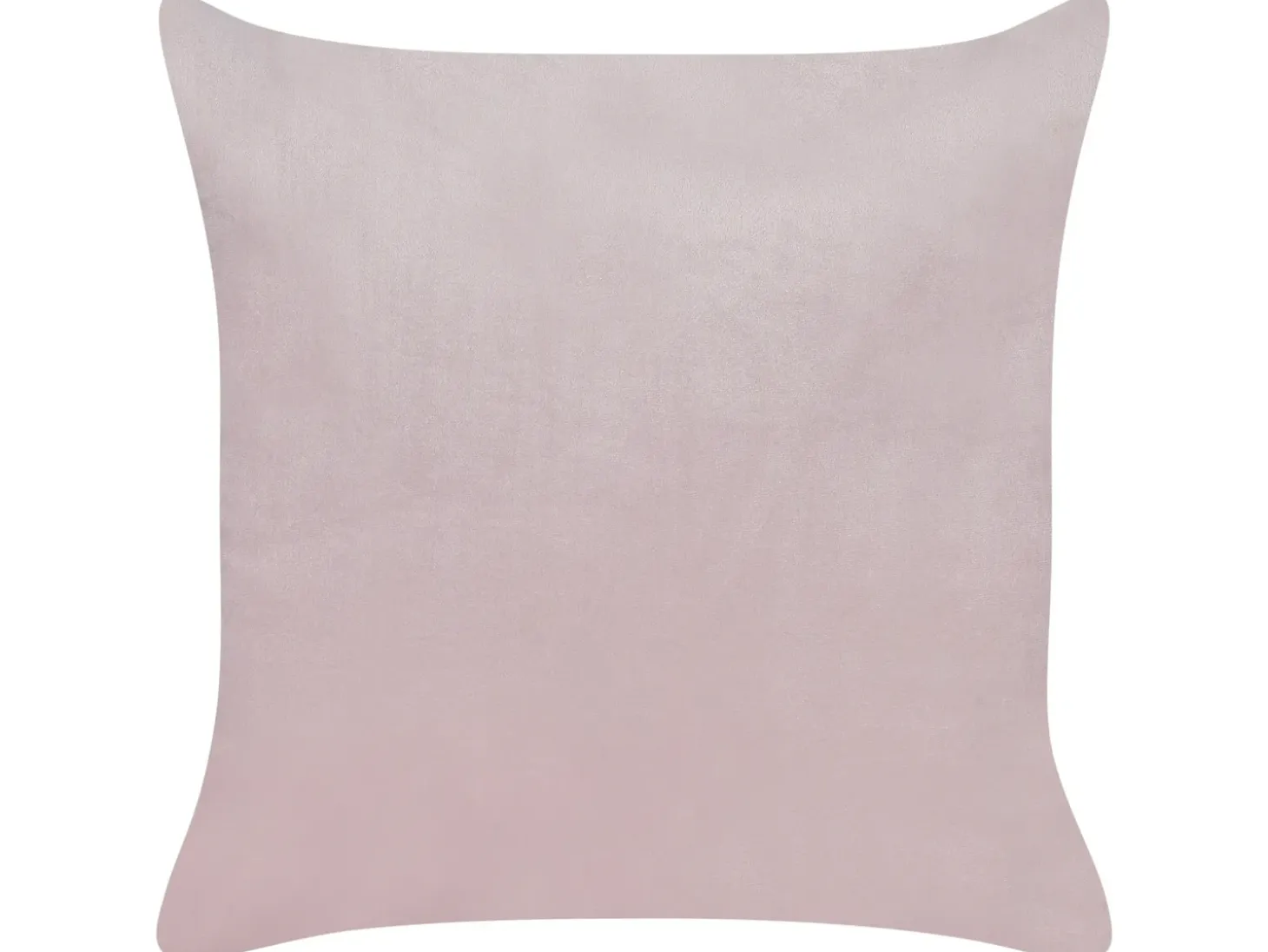 Sæt af 2 pyntepuder IPOMEA Velour 45 x 45 cm Lyserød