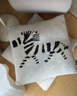 Sæt af 2 pyntepuder JABORI Bomuld 45 x 45 cm Beige