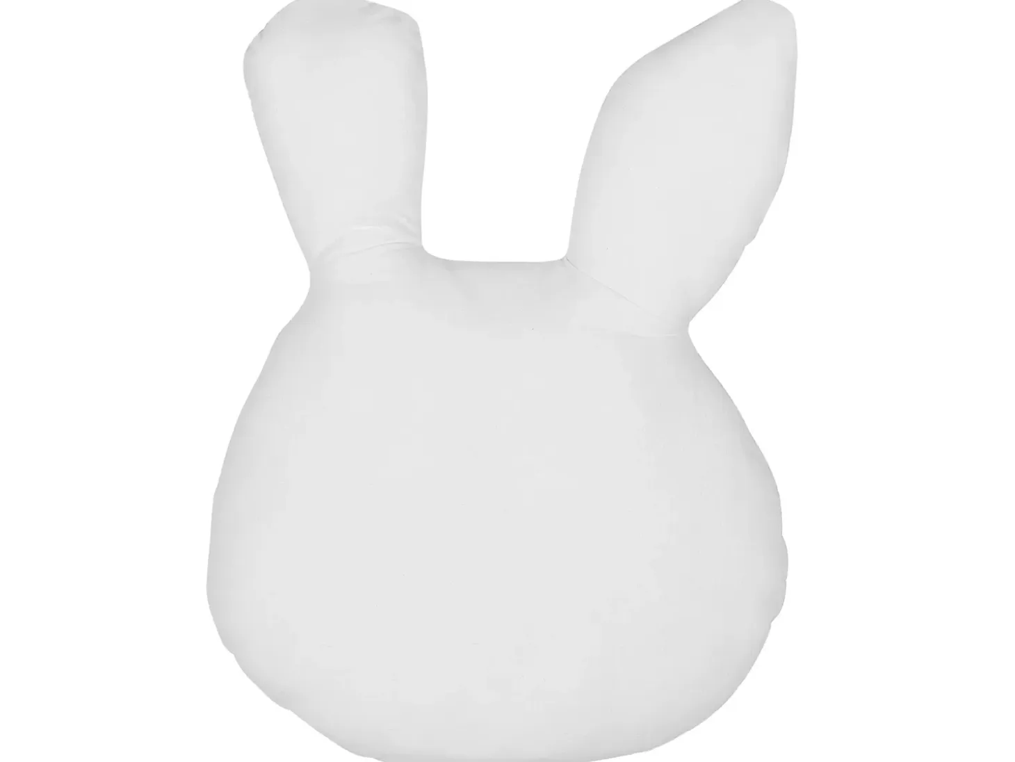 Sæt af 2 pyntepuder KANPUR Bomuld 53 x 43 cm Hvid Hare