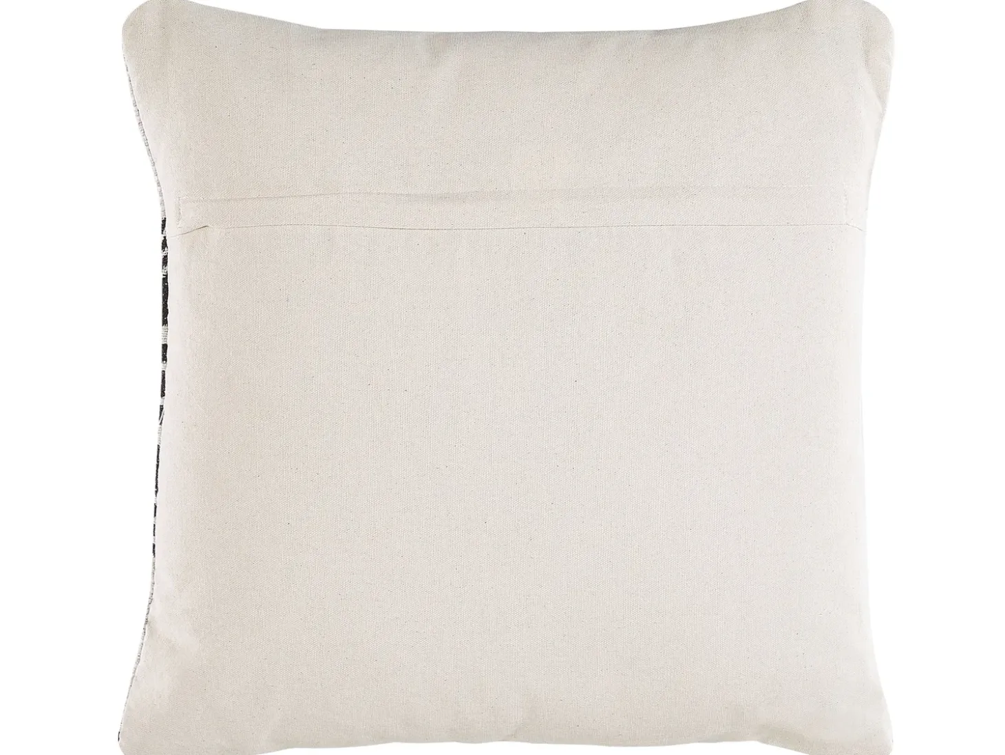 Sæt af 2 pyntepuder KOTURE Bomuld 45 x 45 cm Sort/hvid Geometrisk mønster