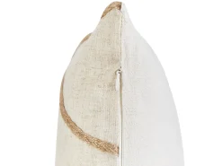 Sæt af 2 pyntepuder LICUALA 45 x 45 cm Beige Geometrisk mønster