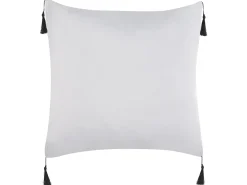 Sæt af 2 pyntepuder LIRIOPE 45 x 45 cm Sort/hvid Geometrisk mønster