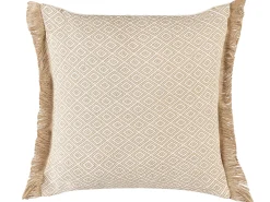 Sæt af 2 pyntepuder LONAR 45 x 45 cm Sand Beige