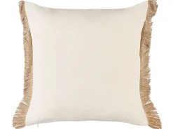 Sæt af 2 pyntepuder LONAR 45 x 45 cm Sand Beige