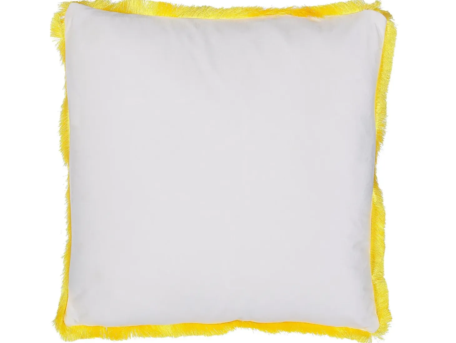 Sæt af 2 pyntepuder MANJU Velour 45 x 45 cm Gul Dyremønster