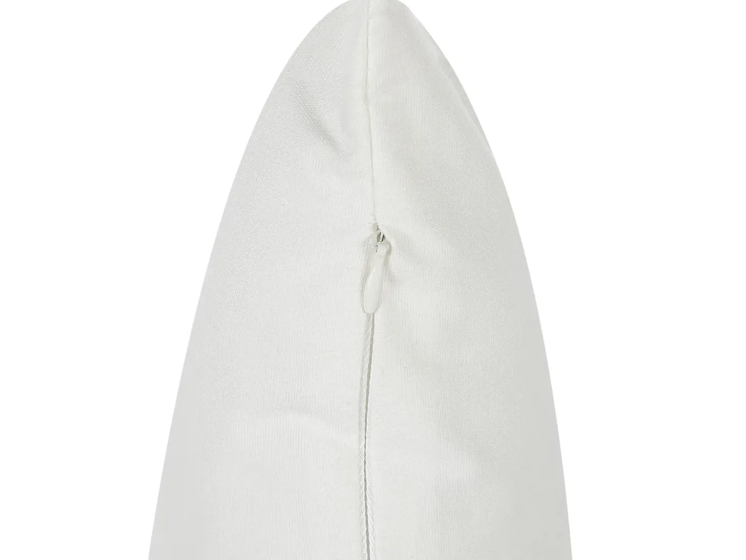 Sæt af 2 pyntepuder MEADOWFOAM Bomuld 45 x 45 cm Hvid Abstraktmønster